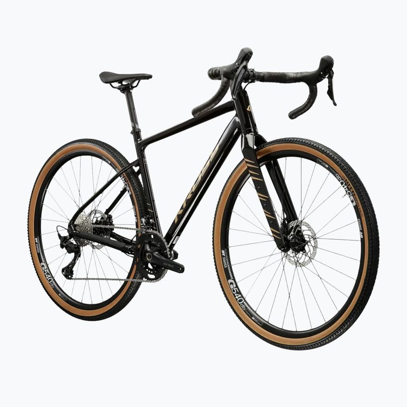 Bicicletta gravel KROSS Esker 6.0 black/gold/gloss 2