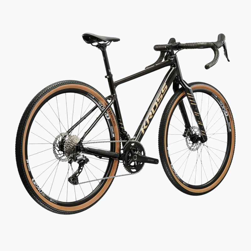 Bicicletta gravel KROSS Esker 6.0 black/gold/gloss 3