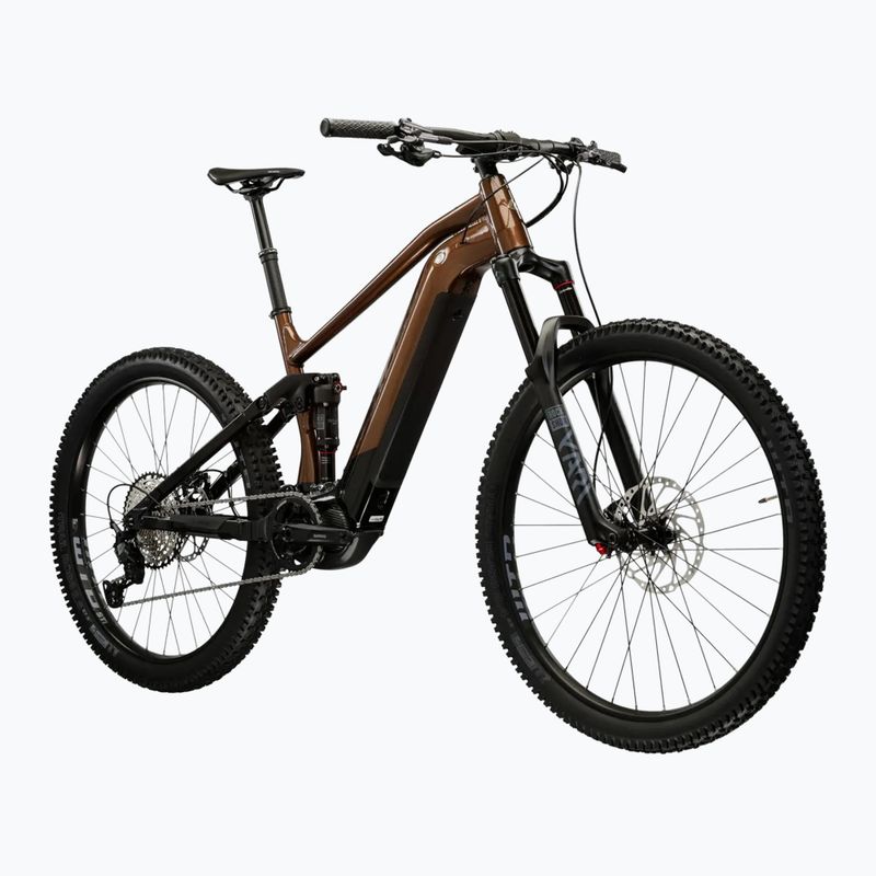 Bicicletta elettrica da uomo KROSS Grist Boost 3.0 el. 630 Wh  brown/black/gloss 2