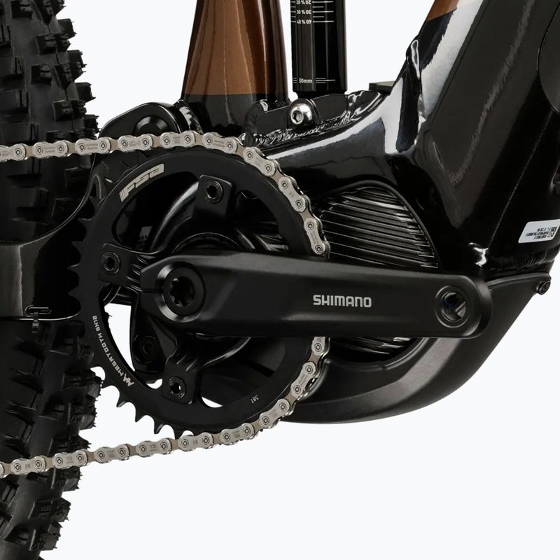 Bicicletta elettrica da uomo KROSS Grist Boost 3.0 el. 630 Wh  brown/black/gloss 9