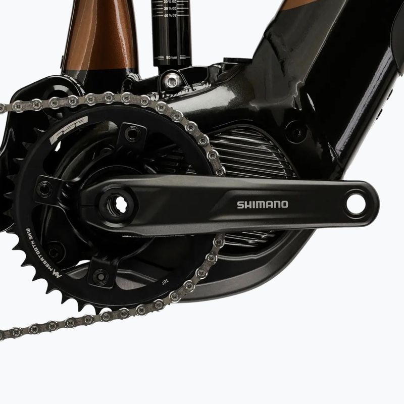 Bicicletta elettrica da uomo KROSS Grist Boost 3.0 el. 630 Wh  brown/black/gloss 10