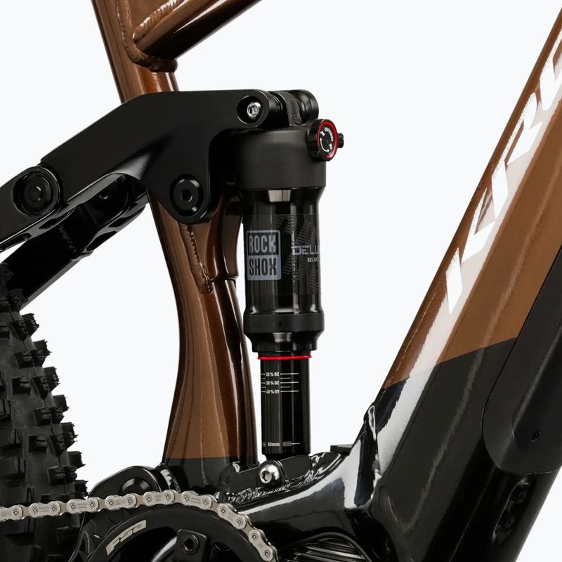 Bicicletta elettrica da uomo KROSS Grist Boost 3.0 el. 630 Wh  brown/black/gloss 11