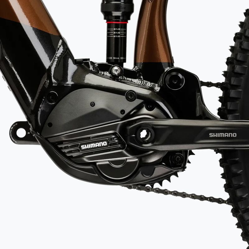 Bicicletta elettrica da uomo KROSS Grist Boost 3.0 el. 630 Wh  brown/black/gloss 12