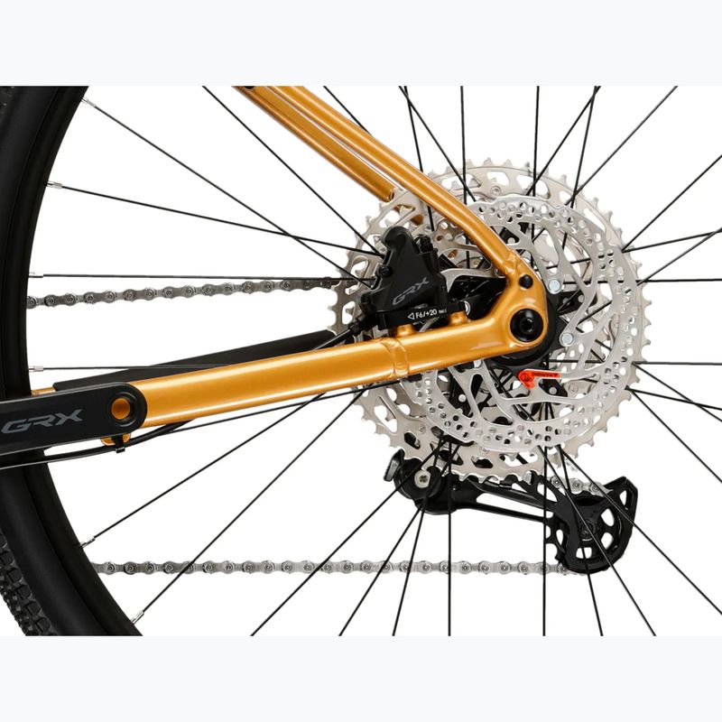 Bicicletta gravel KROSS Esker 5.0 gold/graphite 12