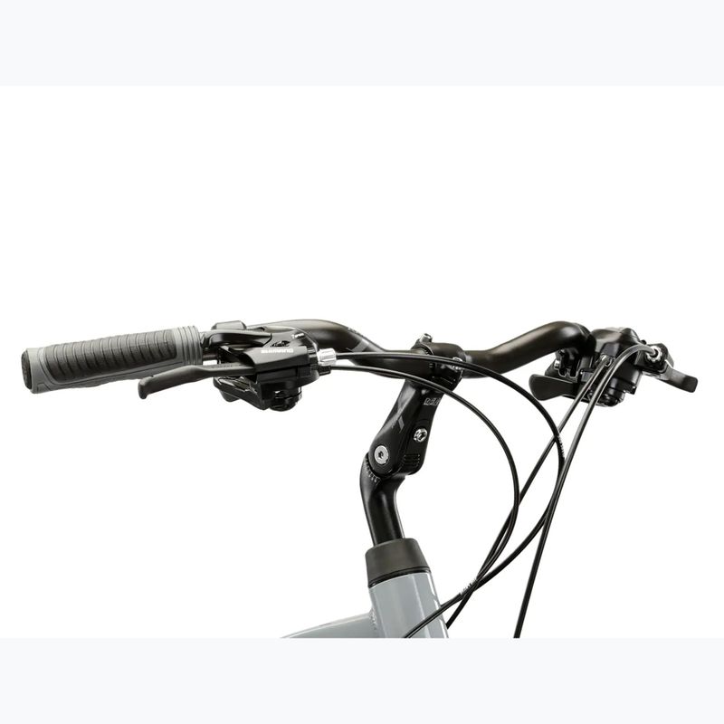 Bicicletta trekking da uomo KROSS Trans 1.0 grey/black/gloss 4