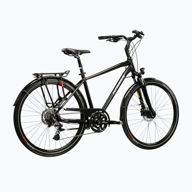 Bicicletta trekking da uomo KROSS Trans 7.0 black/silver/gloss 3