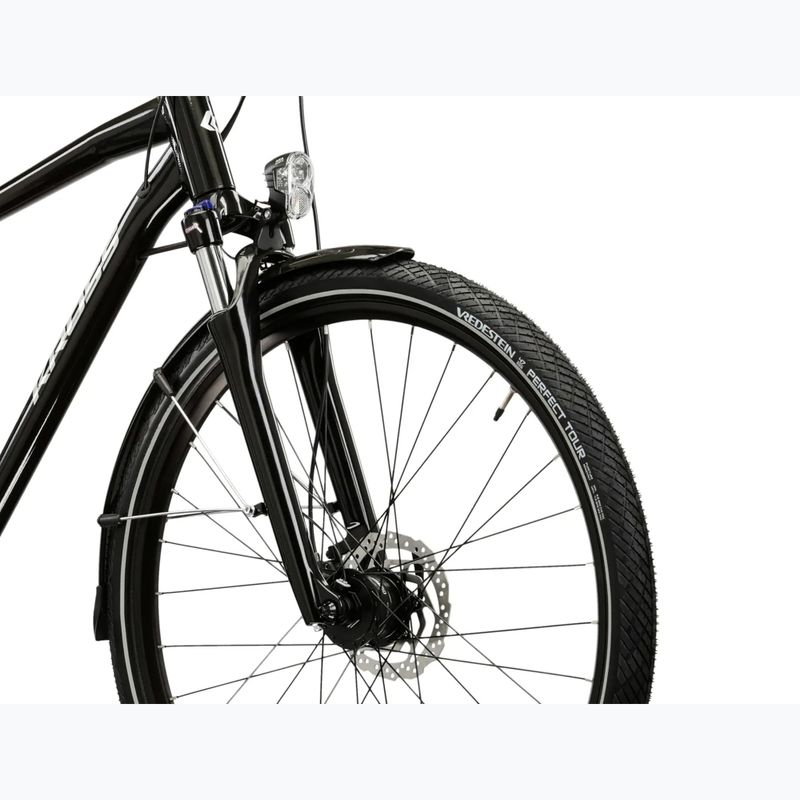 Bicicletta trekking da uomo KROSS Trans 7.0 black/silver/gloss 5