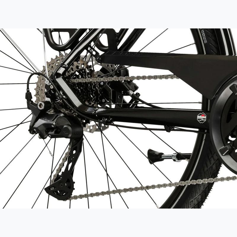 Bicicletta trekking da uomo KROSS Trans 7.0 black/silver/gloss 7