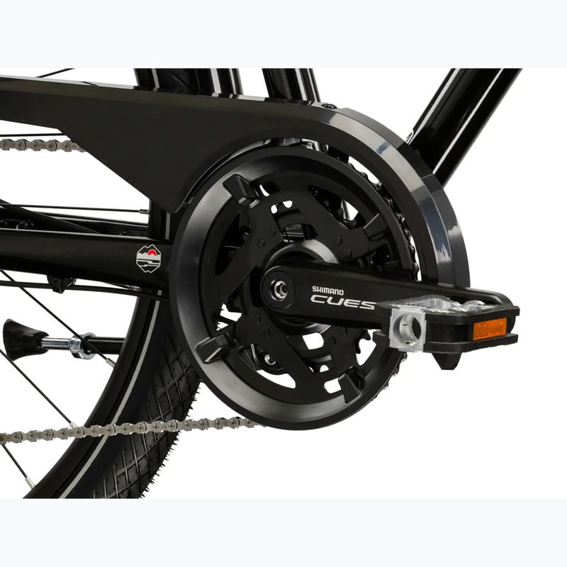 Bicicletta trekking da uomo KROSS Trans 7.0 black/silver/gloss 8