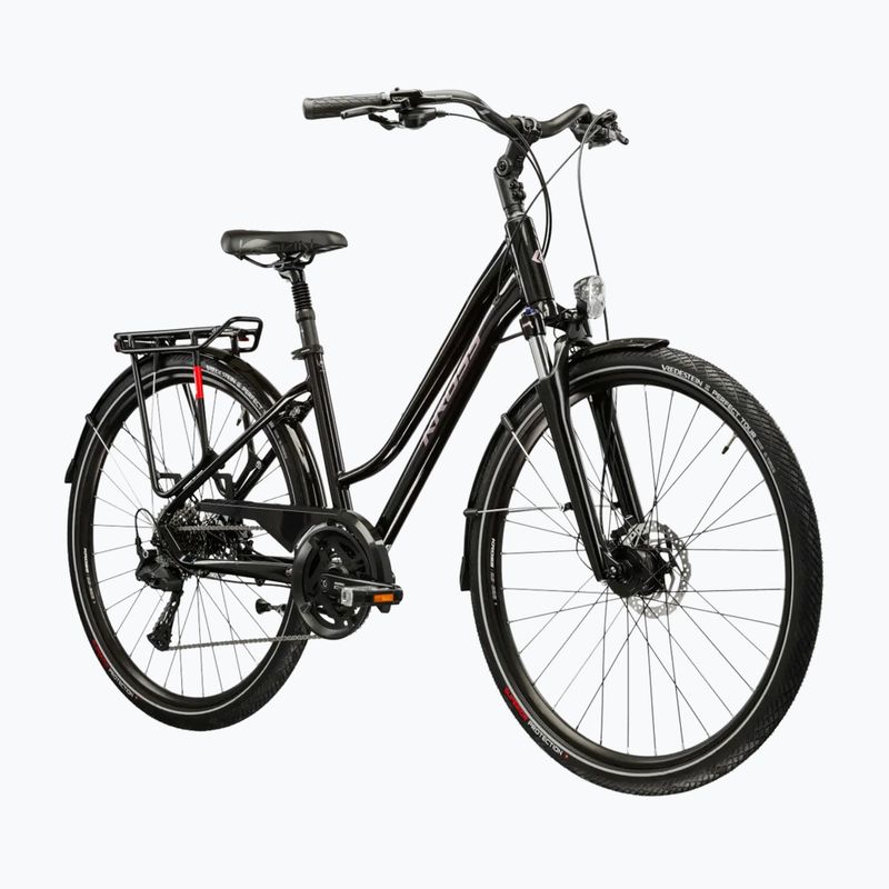 Bicicletta da trekking da donna KROSS Trans 7.0 In black/pink/gloss 2