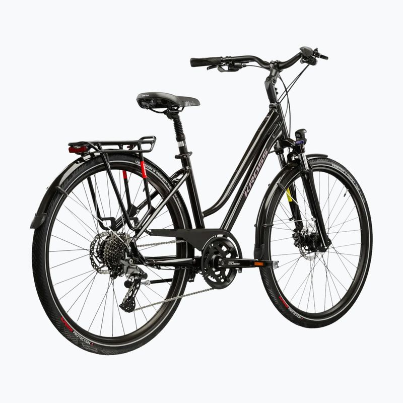 Bicicletta da trekking da donna KROSS Trans 7.0 In black/pink/gloss 3