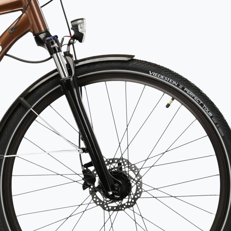 Bicicletta da trekking KROSS Trans 5.0 brown/silver/gloss 6