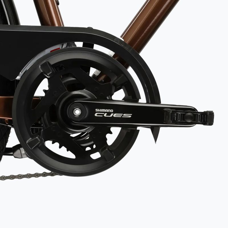 Bicicletta da trekking KROSS Trans 5.0 brown/silver/gloss 10