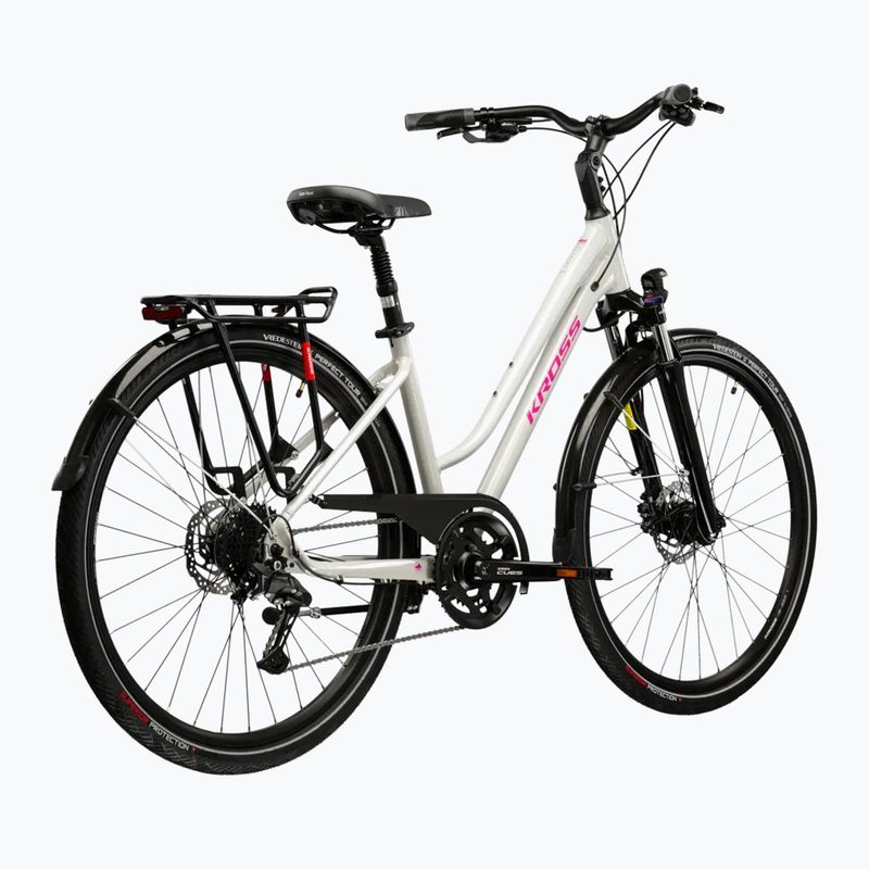 Bicicletta da trekking da donna KROSS Trans 5.0 In grey/pink/gloss 3