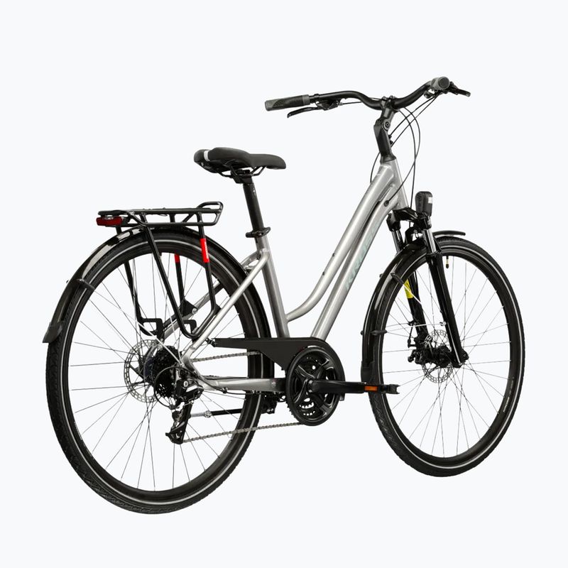 Bicicletta da trekking da donna KROSS Trans 3.0 In silver/gray/gloss 3