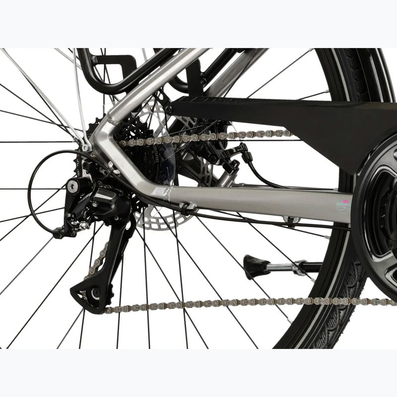 Bicicletta da trekking da donna KROSS Trans 3.0 In silver/gray/gloss 8