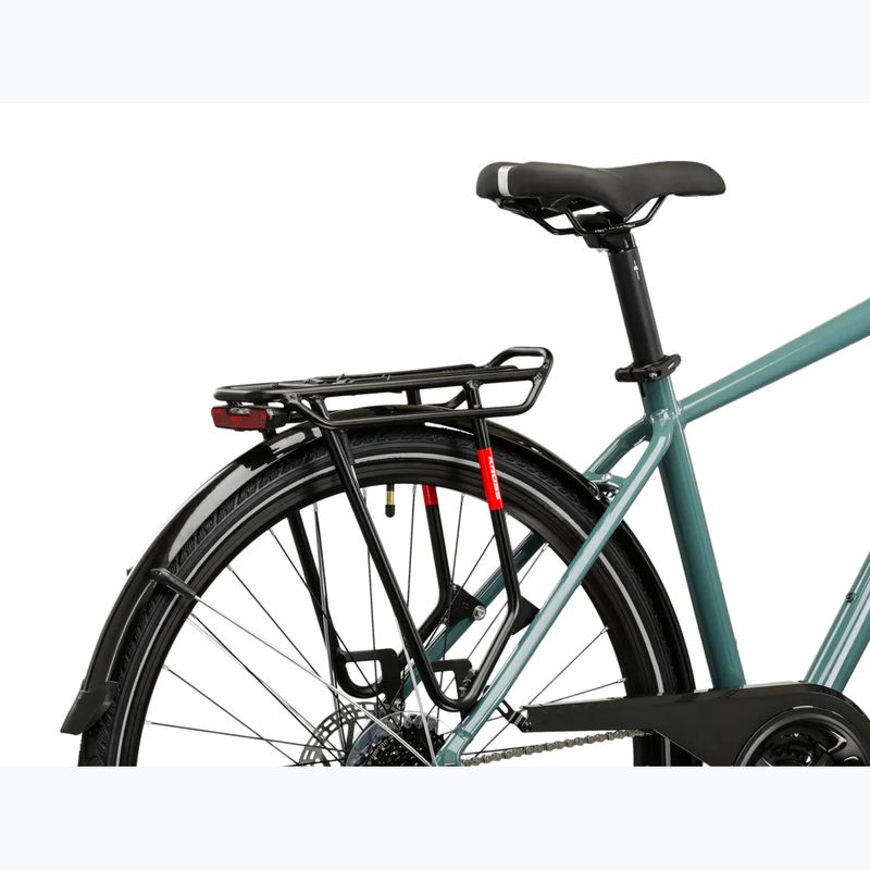 Bicicletta trekking da uomo KROSS Trans 3.0 green/silver/gloss 11