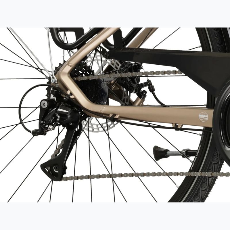 Bicicletta da trekking da donna KROSS Trans 3.0 In brown/silver/matte 8