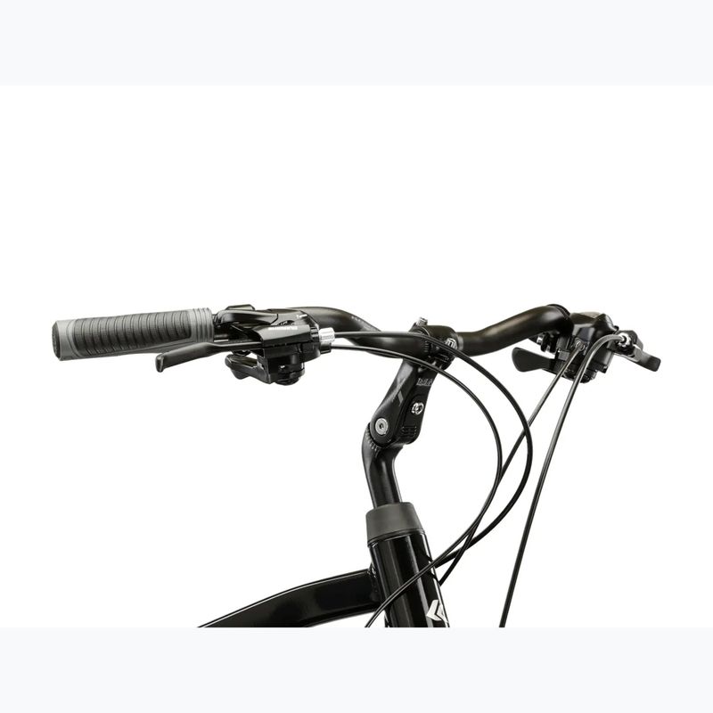 Bicicletta trekking da uomo KROSS Trans 1.0 black/silver/gloss 4
