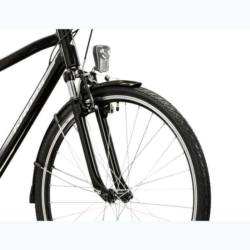 Bicicletta trekking da uomo KROSS Trans 1.0 black/silver/gloss 5