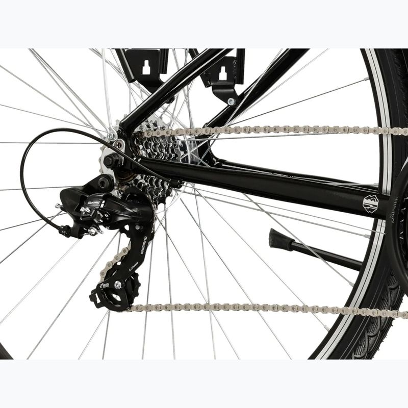 Bicicletta da trekking da donna KROSS Trans 1.0 In black/silver/gloss 7