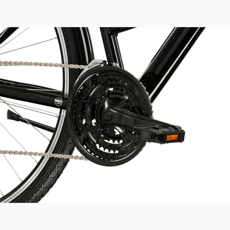 Bicicletta da trekking da donna KROSS Trans 1.0 In black/silver/gloss 8