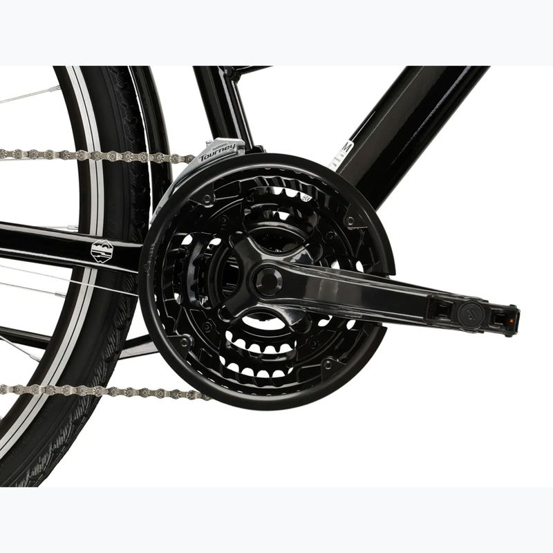 Bicicletta da trekking da donna KROSS Trans 1.0 In black/silver/gloss 9