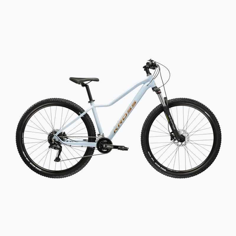 Bicicletta da montagna da donna KROSS Lea 4.0 W 29 white/purple/gloss