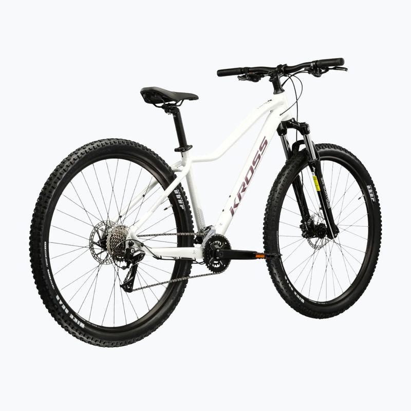 Bicicletta da montagna da donna KROSS Lea 4.0 In 27.5 white/purple/gloss 3
