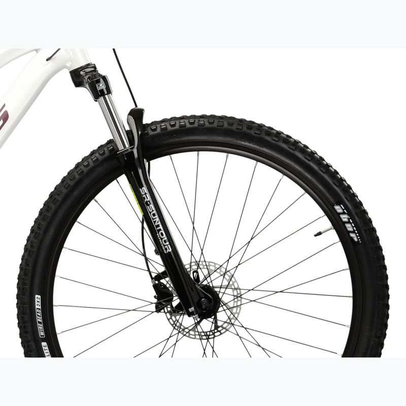 Bicicletta da montagna da donna KROSS Lea 4.0 In 27.5 white/purple/gloss 6