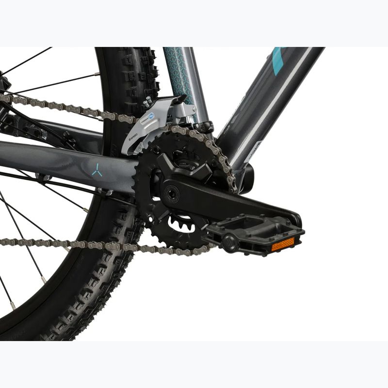 Bicicletta da montagna da donna KROSS Lea 4.0 In 27.5 grey/turquoise/gloss 9