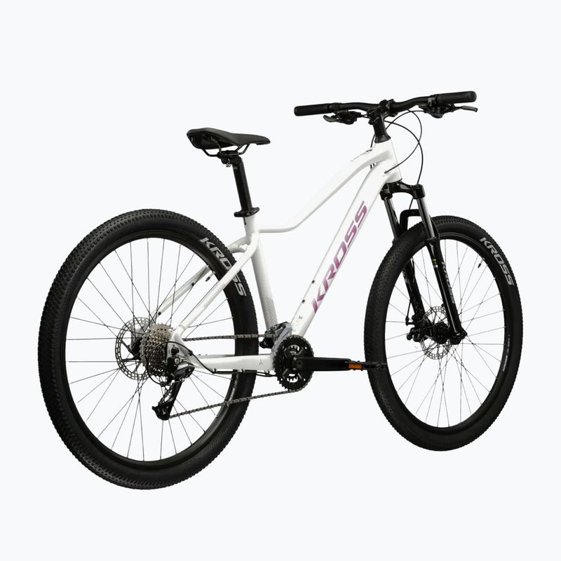 Bicicletta da montagna da donna KROSS Lea 3.0 W 29 white/pink/gloss 3