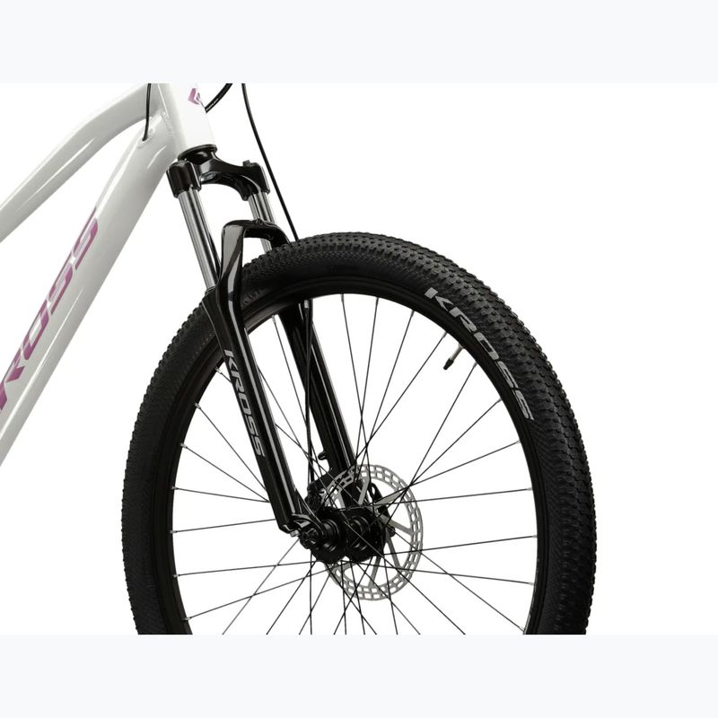 Bicicletta da montagna da donna KROSS Lea 3.0 W 29 white/pink/gloss 5