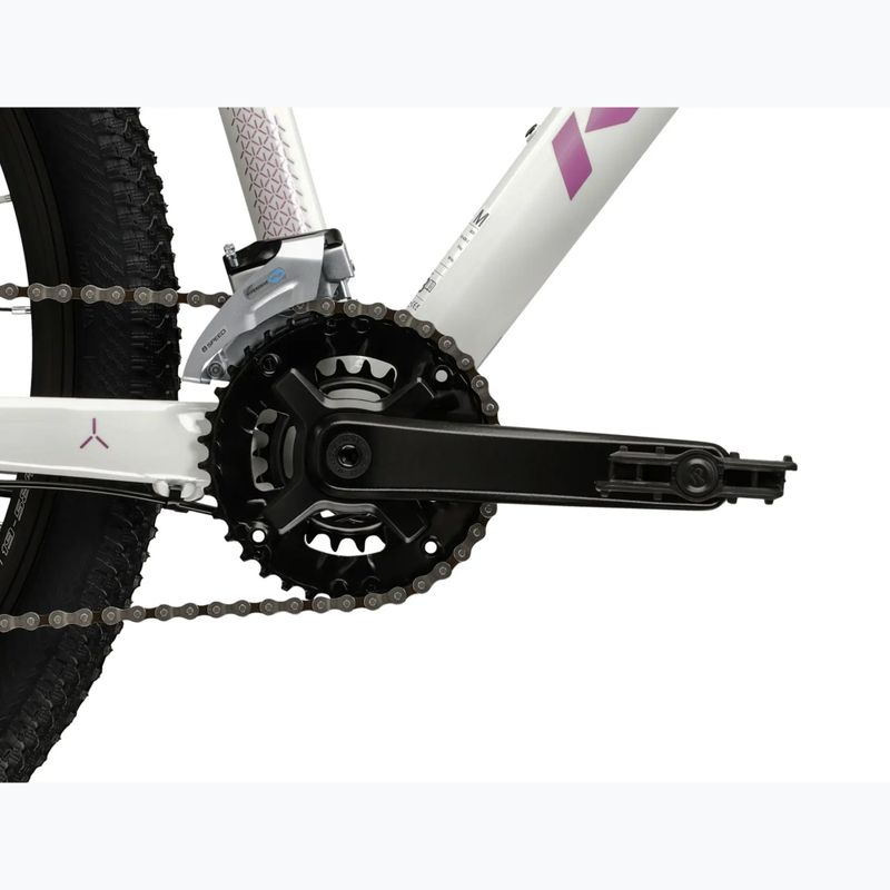 Bicicletta da montagna da donna KROSS Lea 3.0 in 27.5 white/pink/gloss 10