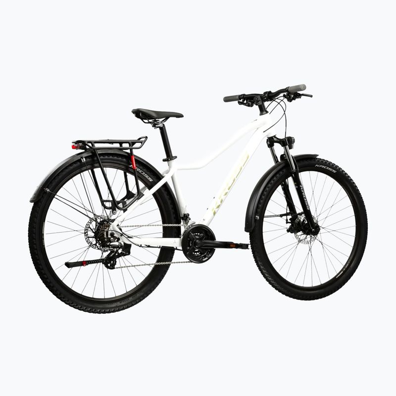 Bicicletta da montagna da donna KROSS Lea 2.0 Eq W 27.5 white/gold/gloss 3
