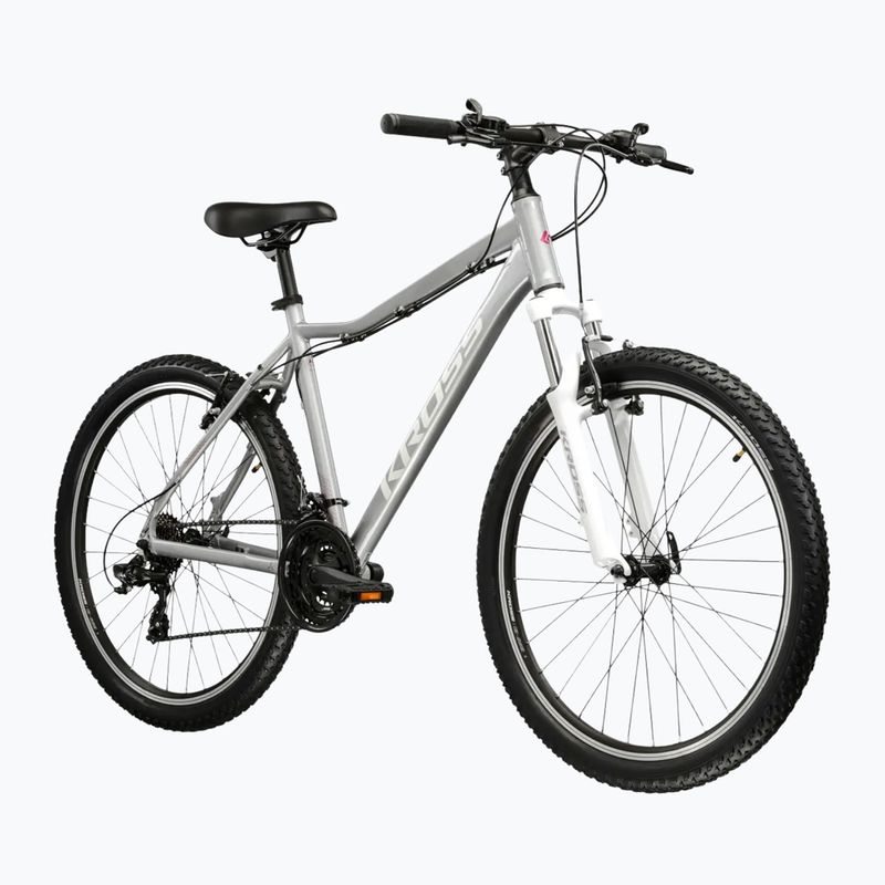 Bicicletta da montagna da donna KROSS Lea 1.0 silver/white/gloss 2