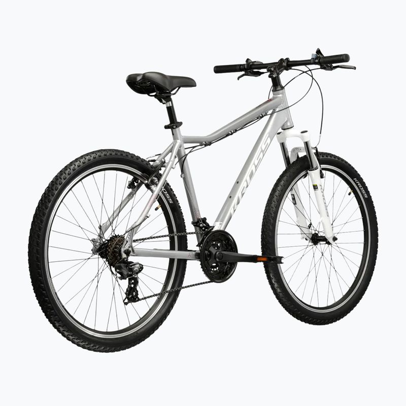 Bicicletta da montagna da donna KROSS Lea 1.0 silver/white/gloss 3
