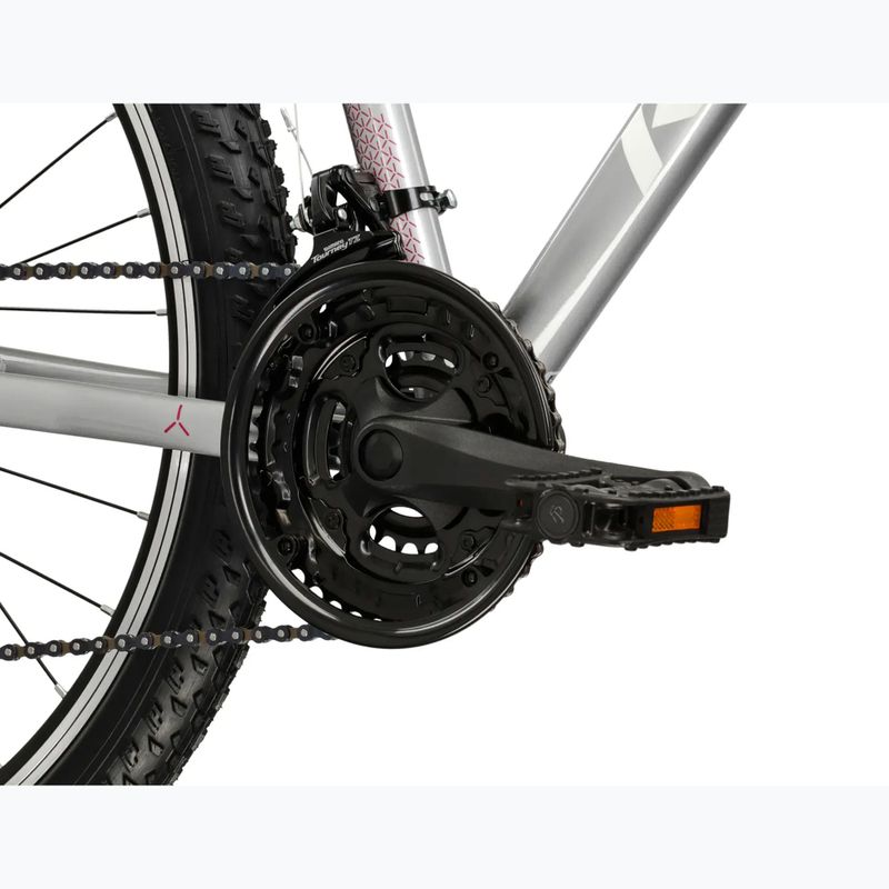 Bicicletta da montagna da donna KROSS Lea 1.0 silver/white/gloss 8