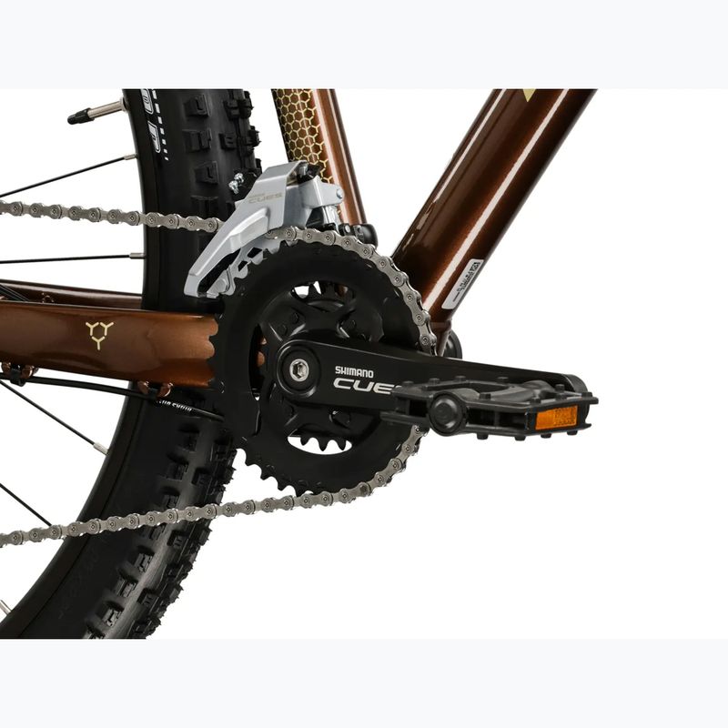 Bicicletta da montagna KROSS Hexagon 5.0 29" brown/gold/gloss 9