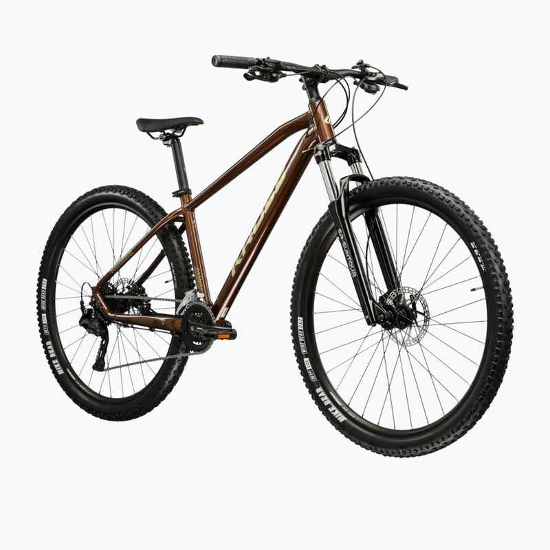 Bicicletta da montagna KROSS Hexagon 5.0 27.5" brown/gold/gloss 2