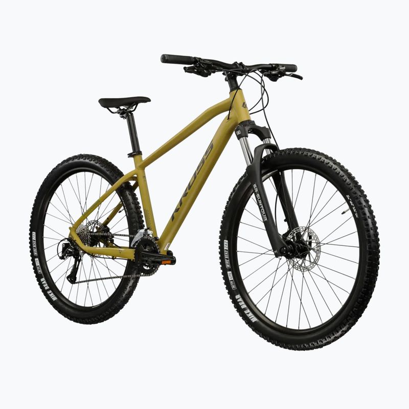 Bicicletta da montagna KROSS Hexagon 4.0 27,5" brown/dark grey/matte 2