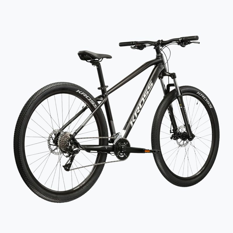 Bicicletta da montagna KROSS Hexagon 3.0 29" black/silver/matte 3
