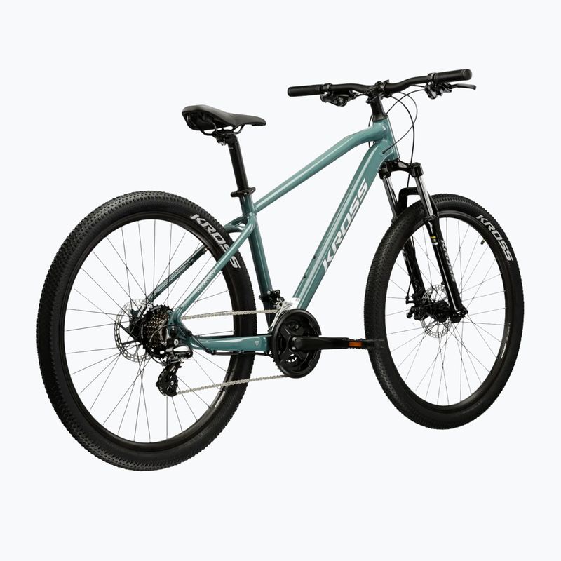 Bicicletta da montagna KROSS Hexagon 2.0 27,5" green/silver/gloss 3