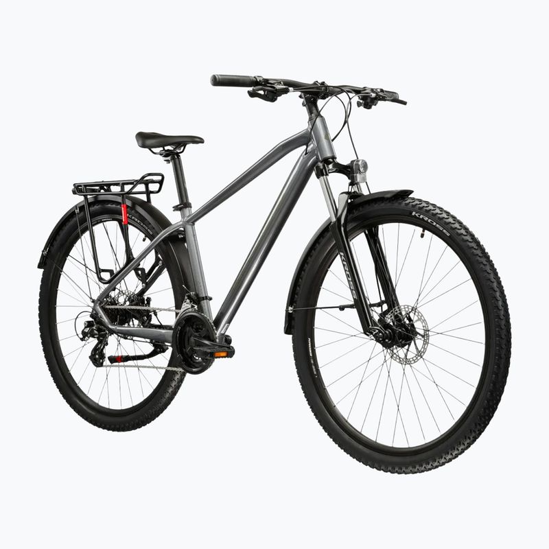 Bicicletta da montagna KROSS Hexagon 2.0 EQ 27,5" grey/dark grey/gloss 2