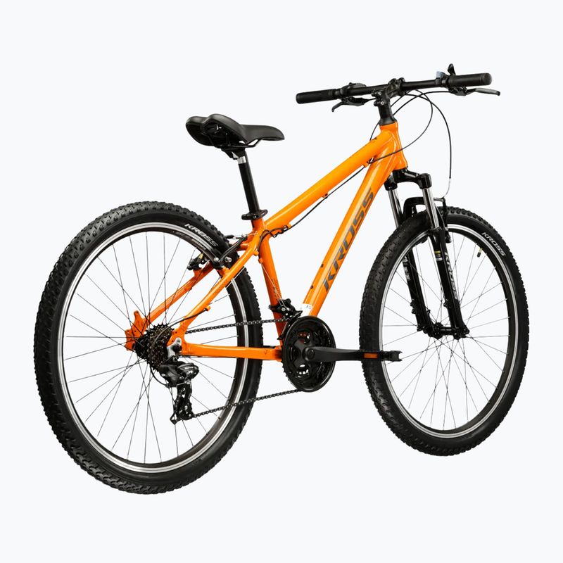 Bicicletta da montagna KROSS Hexagon 1.0 26" orange/graphite/gloss 3