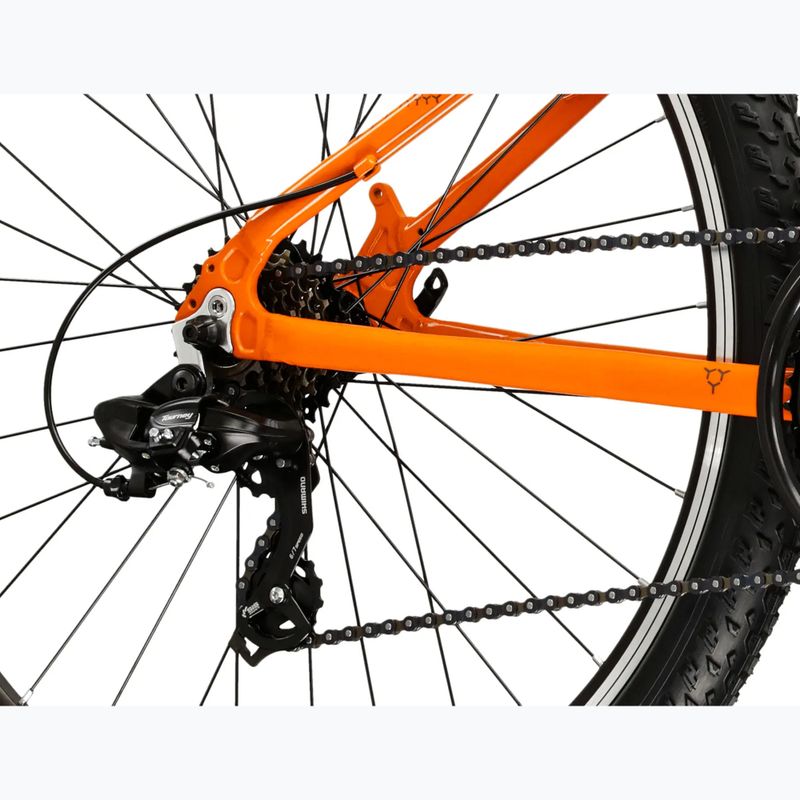 Bicicletta da montagna KROSS Hexagon 1.0 26" orange/graphite/gloss 7