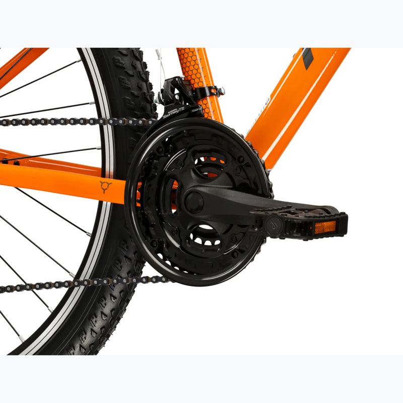 Bicicletta da montagna KROSS Hexagon 1.0 26" orange/graphite/gloss 8