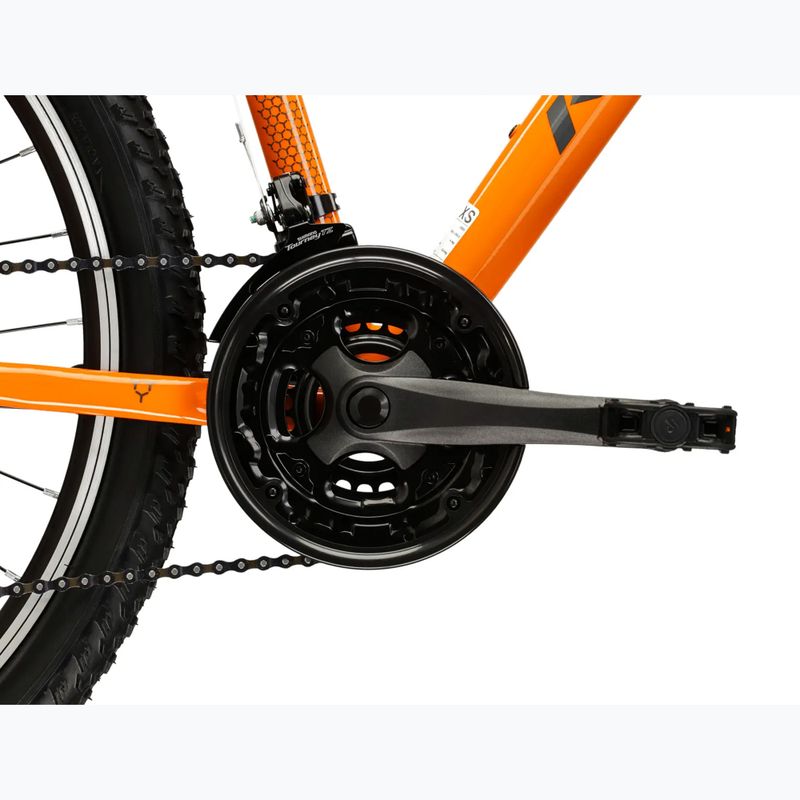 Bicicletta da montagna KROSS Hexagon 1.0 26" orange/graphite/gloss 9