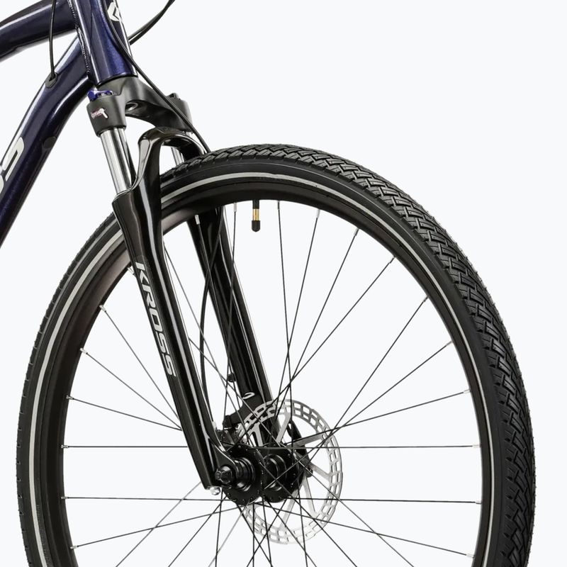 Bicicletta cross KROSS Evado 5.0 navy/silver/gloss 5