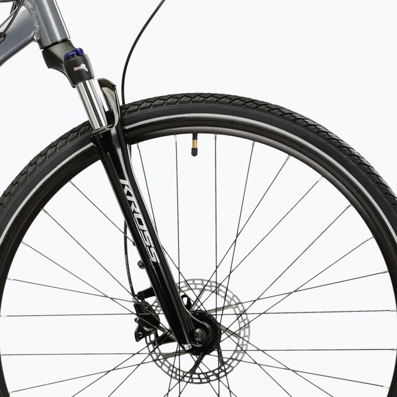 Bicicletta cross KROSS Evado 5.0 grey/black/gloss 6